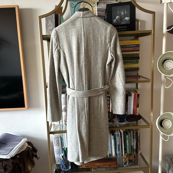 Zara Waterfall Draped Wrap Coat - Picture 4 of 4